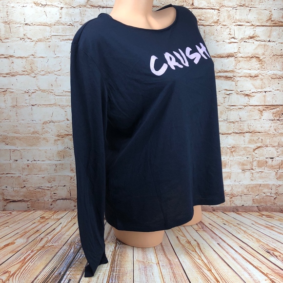 💥NEW Victoria Secret CRUSH Sleep Shirt PJ Top - Picture 3 of 8